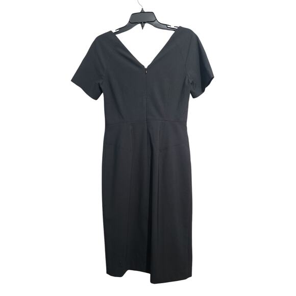 Banana Republic Black Wool Blend Sheath Dress NWT Size 2 - Picture 2 of 7